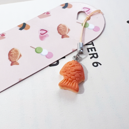 Charm Bookmark Taiyaki Snacks