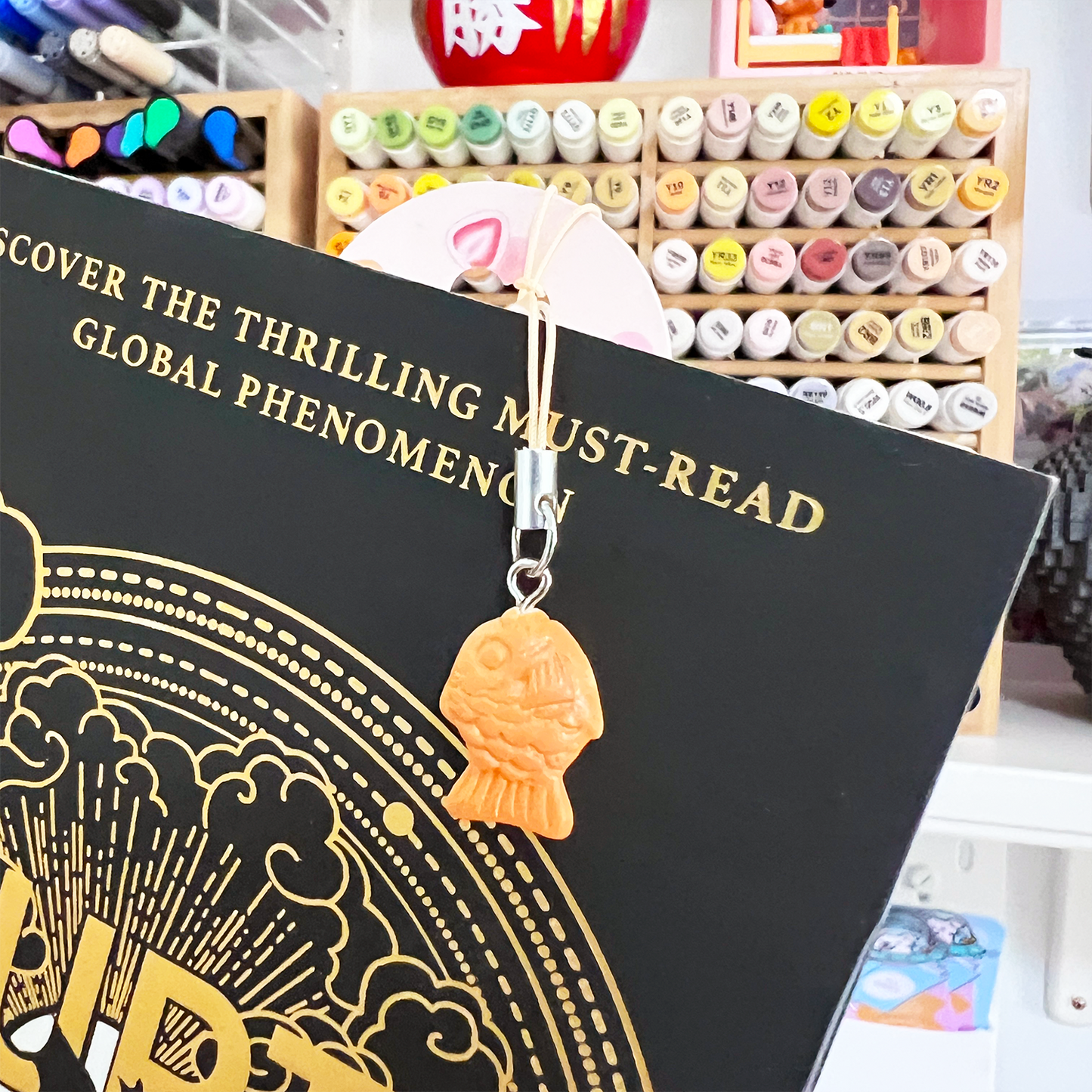 Charm Bookmark Taiyaki Snacks